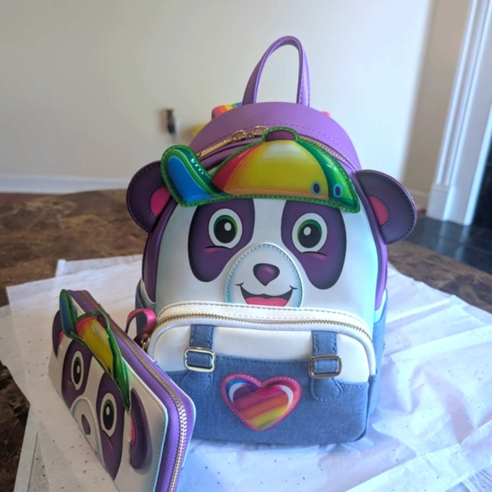 Lisa Frank | Loungefly | Panda Backpack And Wallet Set